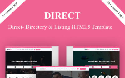 Direct- Directory & Listing Website Template