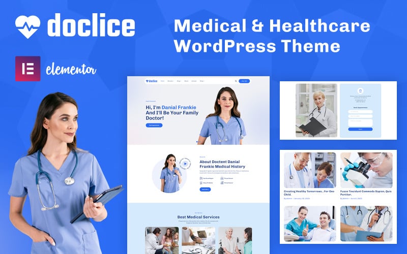Doclice - Doctor, Health & Medical WordPress Theme Doclice - Doctor, Health & Medical WordPress Theme