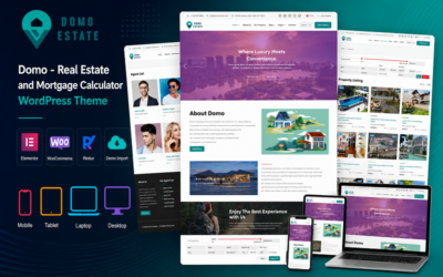 Domo - Real Estate and Mortgage Calculator WordPress Theme