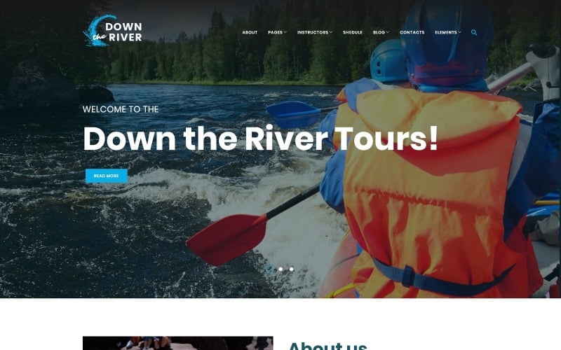 Down River - Rafting & Kayaking WordPress Theme Down River - Rafting & Kayaking WordPress Theme