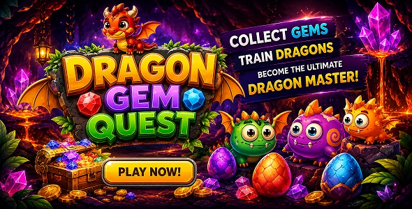 Dragon Gem Quest | HTML5 Puzzle Adventure Game Dragon Gem Quest | HTML5 Puzzle Adventure Game