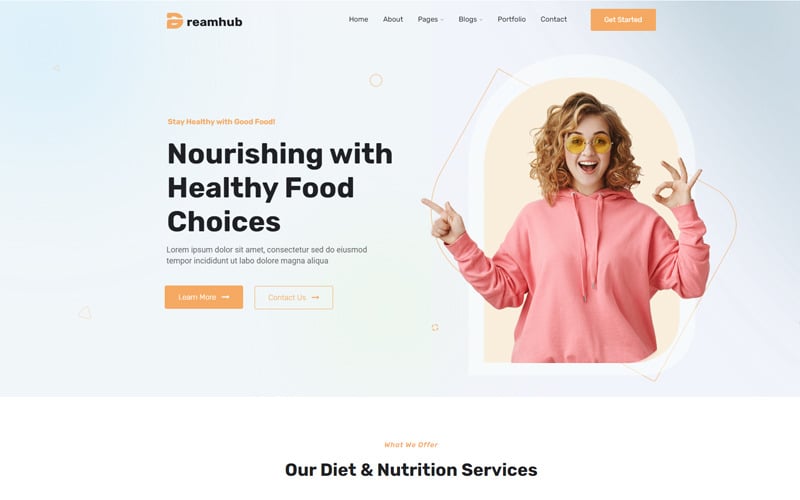 DreamHub Nutrition Delivery Food and Healthy WordPress Theme DreamHub Nutrition Delivery Food and Healthy WordPress Theme