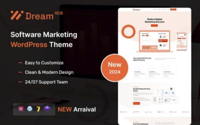 DreamHub - Software Marketing WordPress Theme