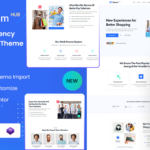 DreamHub Startup Agency WordPress theme