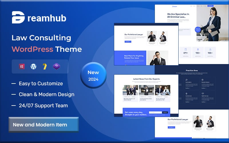 DreamHub – Law Consulting WordPress Theme DreamHub – Law Consulting WordPress Theme