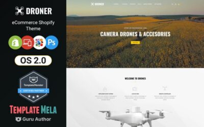 Droner - Drone Camera Shopify Theme