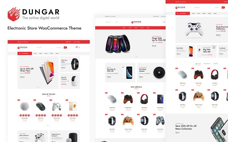 Dungar - Electronic Store WooCommerce Theme Dungar - Electronic Store WooCommerce Theme