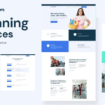 Dust Busters - Cleaning Services WordPress Theme for House Cleaning Website