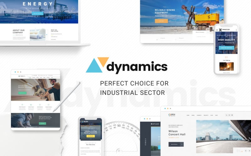 Dynamics - Industrial Multipage HTML5 Website Template Dynamics - Industrial Multipage HTML5 Website Template