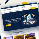 E-learning Online courses Website Template