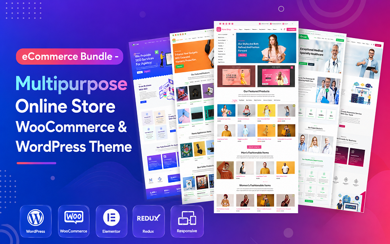 eCommerce Bundle - Multipurpose Online Store WooCommerce & WordPress Theme eCommerce Bundle - Multipurpose Online Store WooCommerce & WordPress Theme
