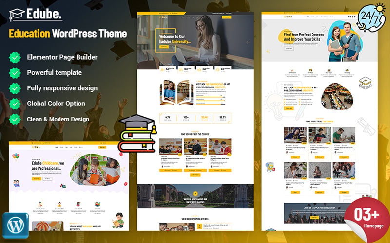 Edube - Education WordPress Theme Edube - Education WordPress Theme
