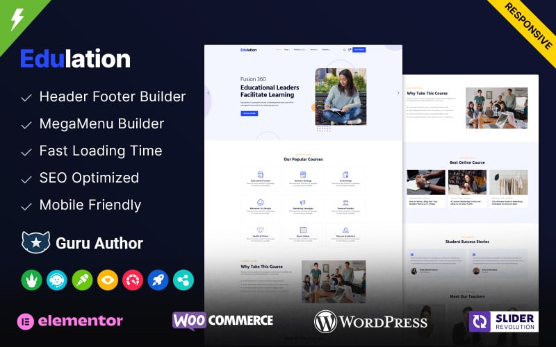 Edulation - Education, School and Learning Multippurpose WordPress Theme Edulation - Education, School and Learning Multippurpose WordPress Theme