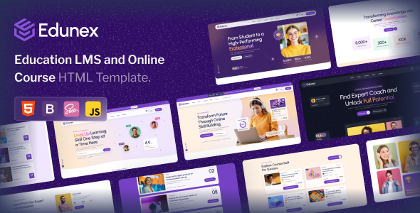 Edunex - Education LMS & Online course HTML Template Edunex - Education LMS & Online course HTML Template