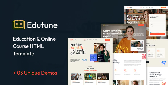 Edutune | Education & Online Courses HTML Template Edutune | Education & Online Courses HTML Template
