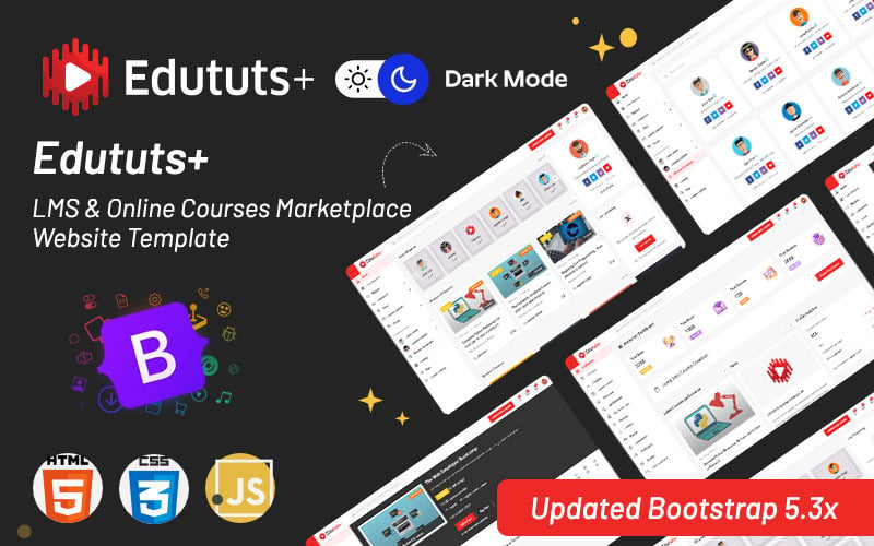 Edututsplus - LMS & Online Courses Marketplace Website Template Edututsplus - LMS & Online Courses Marketplace Website Template