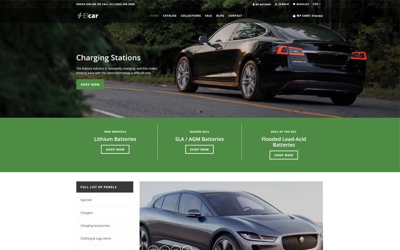 Elcar - Electric Cars Spare Parts Clean Shopify Theme Elcar - Electric Cars Spare Parts Clean Shopify Theme