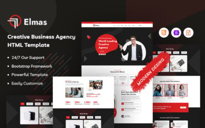 Elmas - Creative Business Agency Website Template