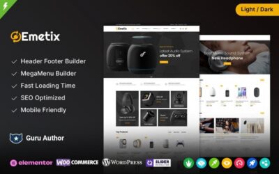 Emetix - Electronics Store and Digital Gadgets Shop WooCommerce Theme