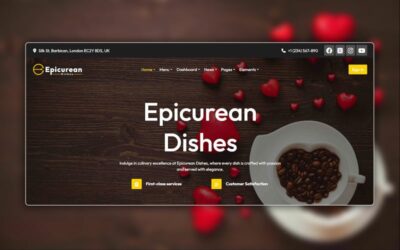 Epicurean Dishes - Multipurpose Restaurant Theme