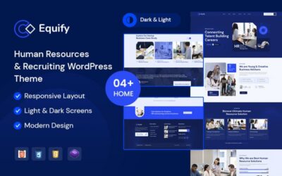 Equify - Human Resources Solutions & Business Consulting WordPress Theme