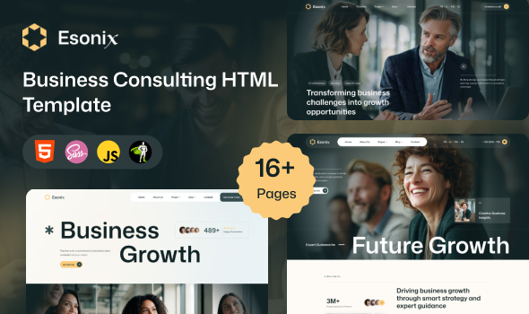 Esonix - Business Consulting HTML Template Esonix - Business Consulting HTML Template