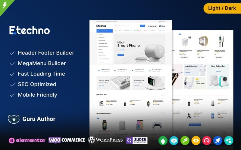 Etechno - Electronics and Computers Multipurpose WooCommerce Theme Etechno - Electronics and Computers Multipurpose WooCommerce Theme