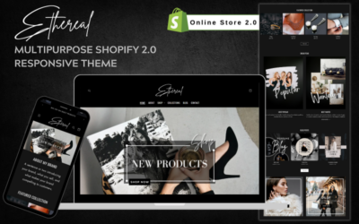 Ethereal – Sleek and Modern Shopify 2.0 Theme for Fashion, Boutique and Multipurpose Stores