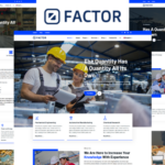 Factor - Industry & Factory HTML5 Website Template