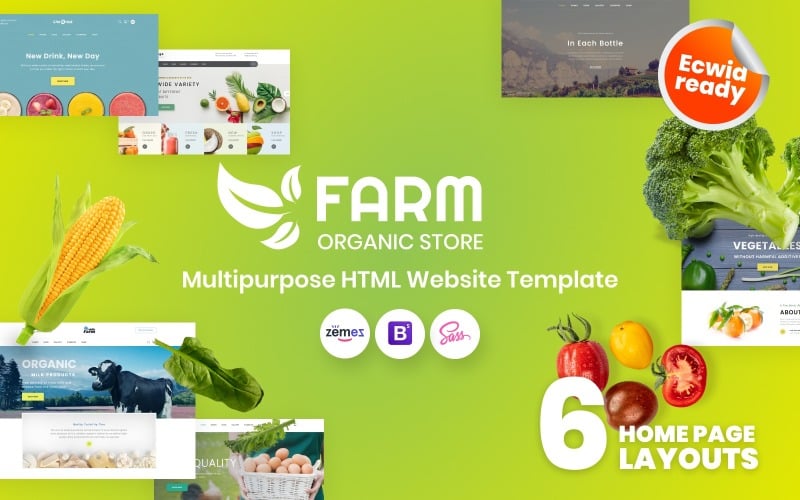 Farm - Organic Farm HTML5 Website Template Farm - Organic Farm HTML5 Website Template