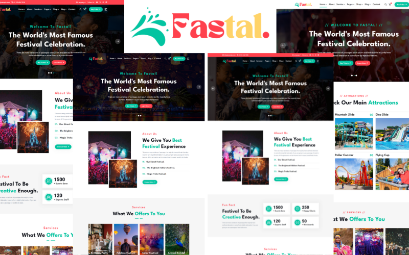 Fastal - Festival And Park HTML5 Template Fastal - Festival And Park HTML5 Template