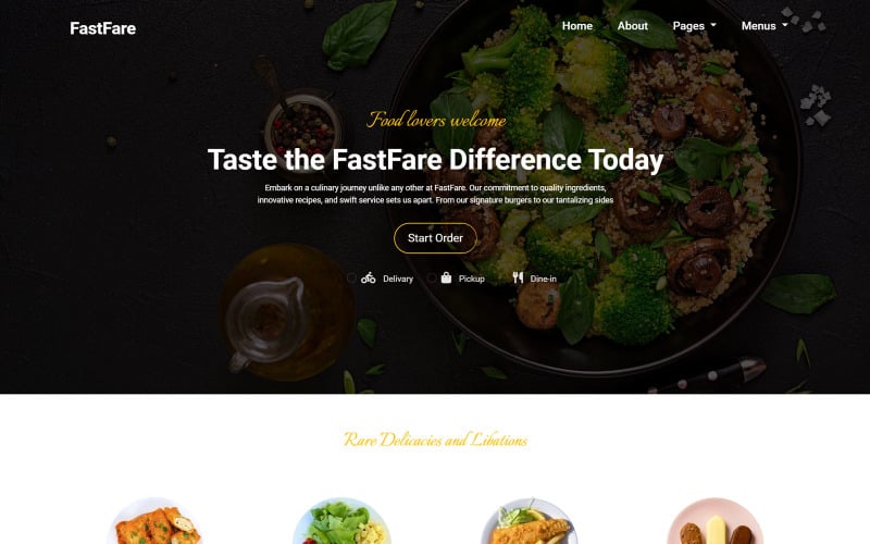 FastFare | Fast Food HTML Template FastFare | Fast Food HTML Template