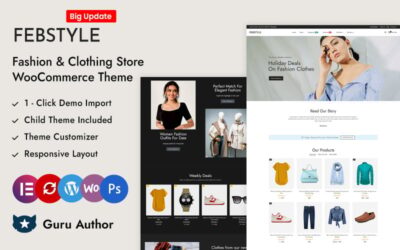 FEBSTYLE - Fashion and Clothes Store Elementor WooCommerce Responsive Theme