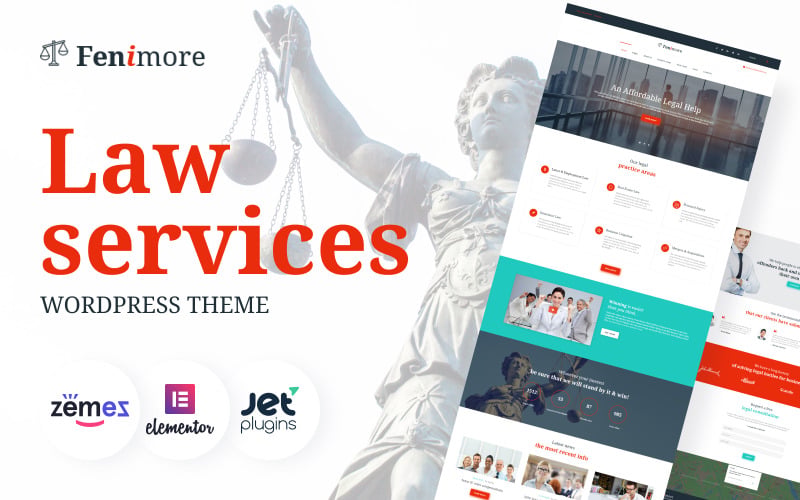 Fenimore - Legal Services & Law Firm WordPress Theme for Attorney Website Fenimore - Legal Services & Law Firm WordPress Theme for Attorney Website