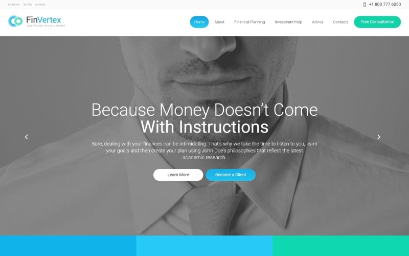 Fin Vertex WordPress Theme Fin Vertex WordPress Theme