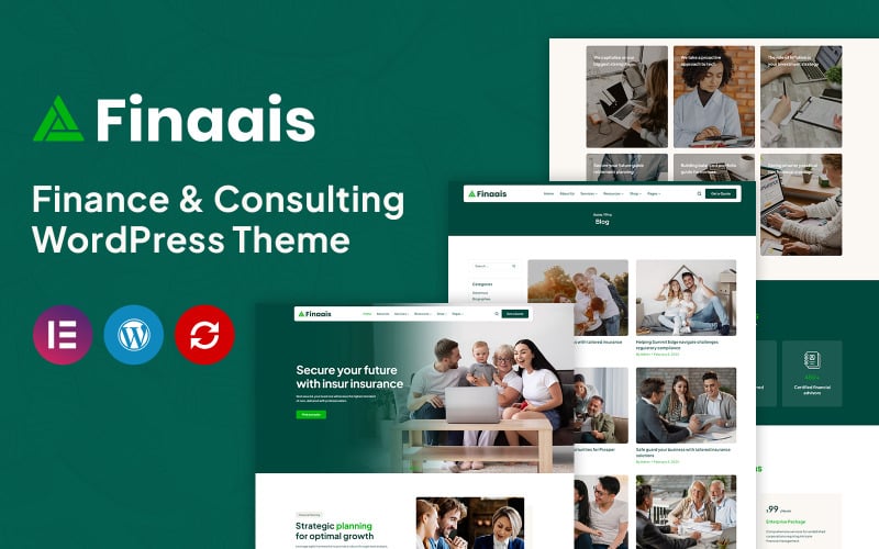 Finaais - Finance and Consulting Elementor WordPress Theme Finaais - Finance and Consulting Elementor WordPress Theme
