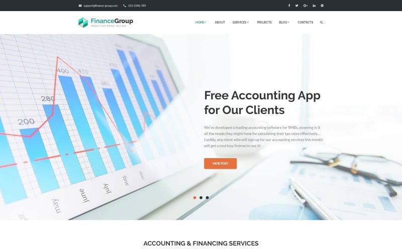 FinanceGroup - Accounting & Finance Business WordPress Theme FinanceGroup - Accounting & Finance Business WordPress Theme