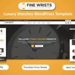 Fine Wrists - Luxury Watches Selling Fashion Store WordPress Elementor Template