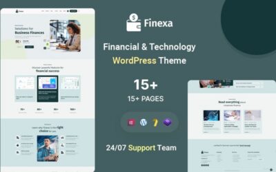 Finexa - Business Financial & Technology WordPress Theme