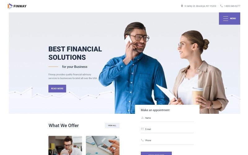Finway - Financial Advisory Clean Multipage HTML5 Website Template Finway - Financial Advisory Clean Multipage HTML5 Website Template