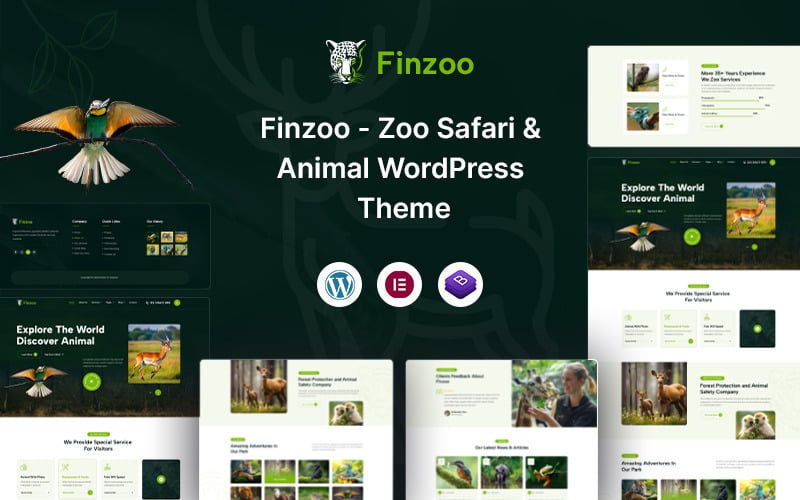 Finzoo – Zoo Safari & Animal WordPress Theme Finzoo – Zoo Safari & Animal WordPress Theme