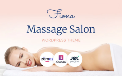Fiona - Massage Salon & Spa WordPress Theme