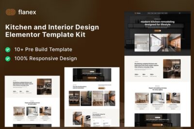 Flanex - Kitchen and Interior Design Elementor Template Kit