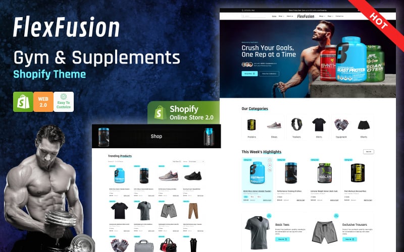 Flex Fusion - Sports Clothing & Fitness Supplements Shopify 2.0 Theme Flex Fusion - Sports Clothing & Fitness Supplements Shopify 2.0 Theme