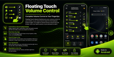 FloatingTouch | Volume Control Android App with Ads
