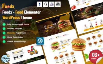 Foodx - Food Elementor WordPress Theme
