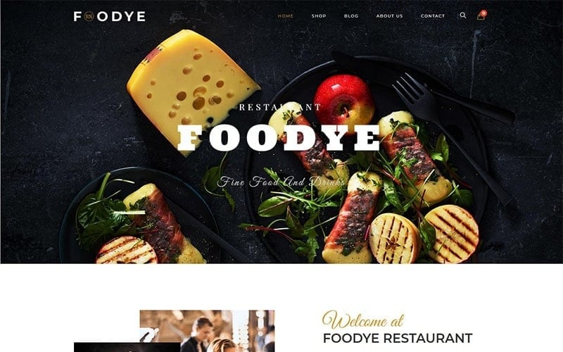 Foodye - Restaurant and Food WooCommerce Theme Foodye - Restaurant and Food WooCommerce Theme