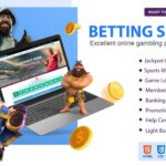 (for Desktop Only)Trendy Gambling and Betting Website Template(for Desktop Only)