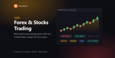 Forex & Stocks Trading for Bicrypto - Multi-Asset CFD Desk, Leverage & Margin Engine Addon