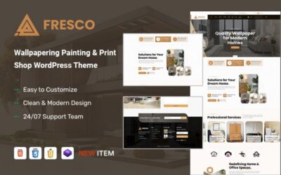 Fresco - Wallpapering Painting & Print Shop WordPress Theme
